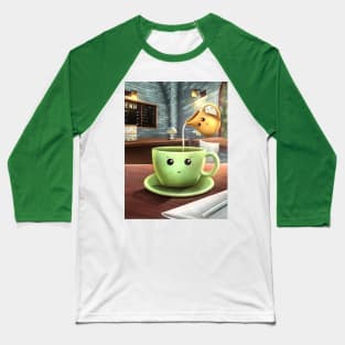 Cup of coffee with milk Baseball T-Shirt